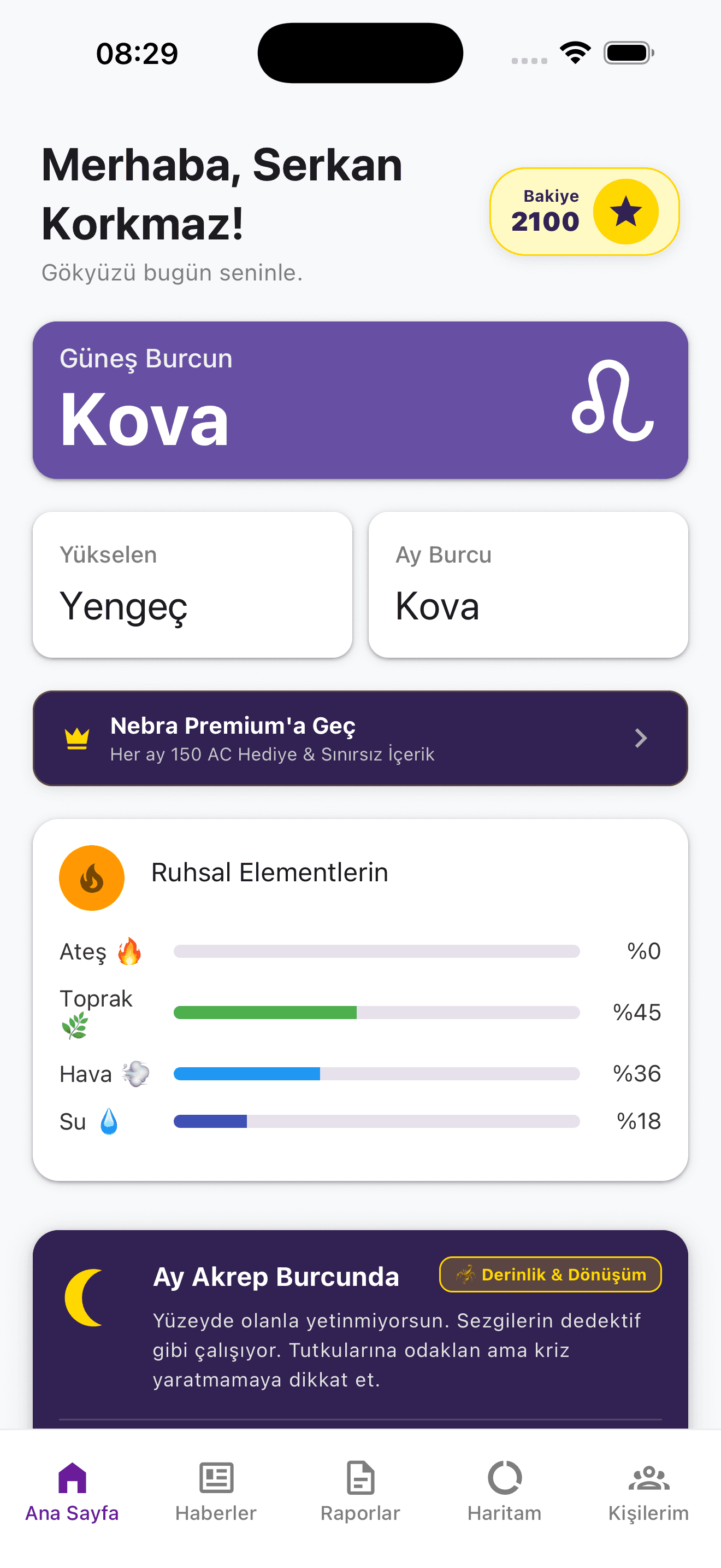 Nebra Dashboard